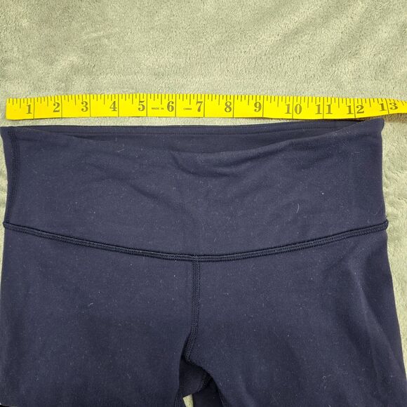 Lululemon Women's Blue Cropped Leggings Pockets Size 4 - Picture 5 of 9